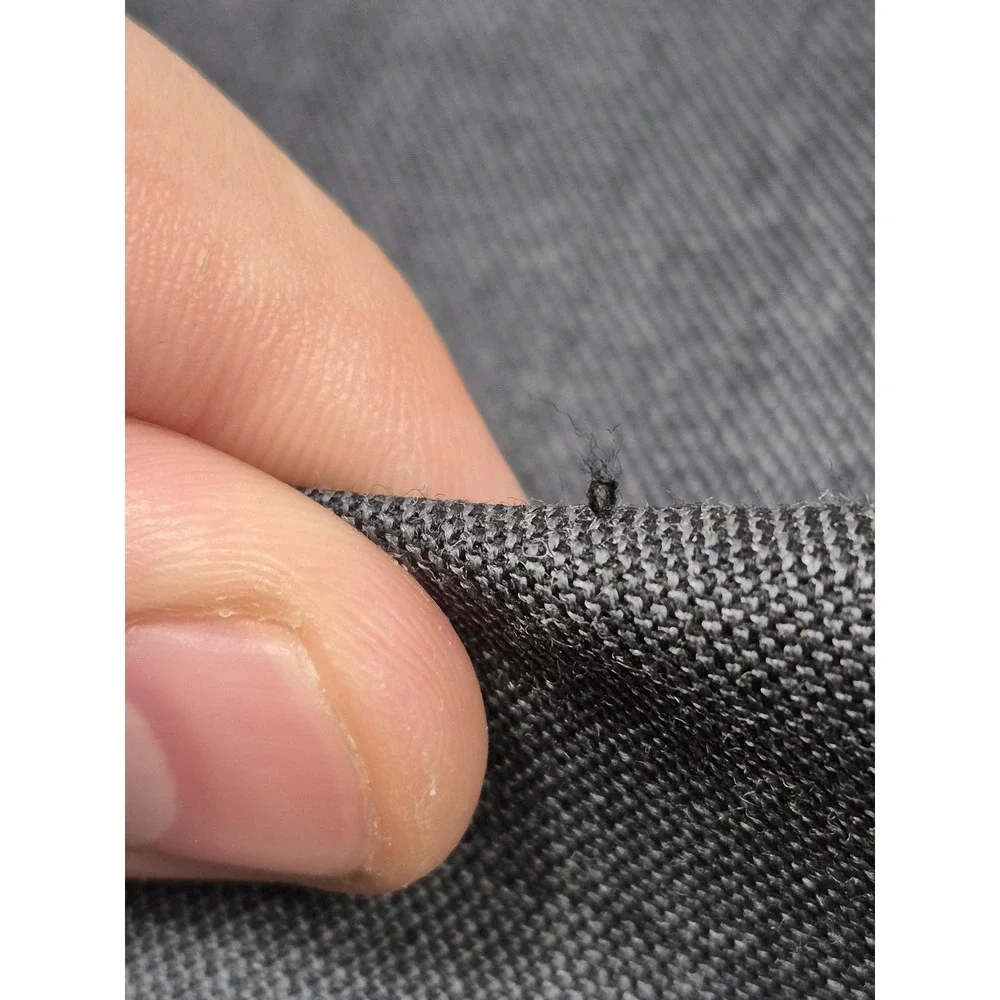 ZINO Suit Mens 52 Gray Wool Super 120s 2 Piece 47x36 Milan Italy NWT FLAW
